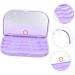 FRCOLOR Led Eyelash Organizer With Mirror Led Lighting Compact Solution For False Eyelashes Including Storage Space For Eyelash Curler Makeup Accessories For Travel - Buy Online on GoSupps.com