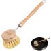 Dish Scrub Brush - Kitchen Scrub Brush | Solid Dish Scrubber Brush with Wear-Resistant Sisal Material Bristles and Design for Pot Ruftup - Buy Online on GoSupps.com