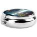 City On The Water Round Pill Box - 3 Compartment Travel Organizer for Purse & Pocket | Portable Medication Case - Buy Online on GoSupps.com