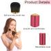 2 Pack Retractable Kabuki Makeup Brushes Small Portable Travel Foundation Brush Ultra Soft & Fine Bristles Face Blusher Brush with Cover for Bronzer Buffing Highlighter Flawless Powder Cosmetics Black & Red - Buy Online on GoSupps.com