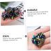 VILLCASE 6 Pcs Colorful Crystal Clusters Fish Decorations for Tank Druzy Geode Natural Stones Gem Display Colorfulx3pcs 3X3CMx3pcs - Buy Online on GoSupps.com