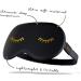 SMUG Satin Sleep Mask | Deep Dream Sleep Mask for Women & Men | Nourishing & Dark Circle-Reducing Eye Mask | Blocks Out Light | Wink Black - Buy Online on GoSupps.com