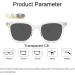 Shop Oversized Photochromic Reading Glasses - Square HD Design Glare-Free Color Change - C3 +1.00 for Men & Women - Buy Online on GoSupps.com
