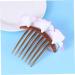 Angoily Pearl Tiara Hawaiian Plumeria Hair Side Comb Pearl Hair Barrettes Pearls Flower Hair Side Comb Pearl Hair Comb French Comb Bridal Headdress Bride Accessories Wedding - Buy Online on GoSupps.com