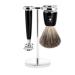 M HLE shaving brush and razor series Rytmo black Est ndar