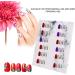 Nail Art Showing Holder Acrylic False Nail Display Stand Plate Detachable Color Card Display Board(01) As Pictures Shown - Buy Online on GoSupps.com