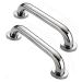 Grab Rail Armrest Grab Bar 2Pcs Stainless Steel Shower Grab Bar Handle Bathroom Balance Bar Safety Hand Rail Support Non-Slip Senior Assist