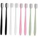 Minkissy 8 pieces physiotherapy sports shoulder travel toothbrush children's toothbrush postpartale toothbrushes superfine toothbrush pregnant woman shoulder pad plastic portable