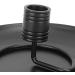 Moxa Coil Holder - Round Base Safe Stainless Steel Moxibustion Collector (BLACK) - Compact & Stable International Shipping - Buy Online on GoSupps.com