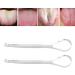Stainless Steel Tongue Scraper Set - 2 Portable Reusable Tongue Cleaners for Fresh Breath | Ideal for Adults - Buy Online on GoSupps.com