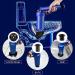 iFutniew Drain Clog Remover Blue Drain Clog Remover Plastic Drain Clog Remover with 4 Suction Cups High Pressure Exhaust Bathroom Kitchen Clogged Pipe Tub Cleaning Blue - Buy Online on GoSupps.com
