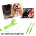 Kgduyc Pet Toothbrush - 2PC Triple Head Dog Toothbrush for Small to Large Dogs & Cats | Long Handle Pet Dental Care - Buy Online on GoSupps.com