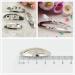 Buy Chiwanji 50 Pieces Oval Bendy Snap Hair Clips - Silver Hairpins for DIY Hairstyles 3.7 cm - International Shipping Available - Buy Online on GoSupps.com