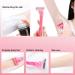 Gaobangm Women's Razor with 3 Replacement Blades - Skin-Friendly for Armpit & Pubic Hair - Pink 5.5 x 15 cm - International Shipping Available - Buy Online on GoSupps.com