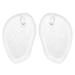 Artibetter 2 Pairs Metatarsal Foot Pad Metatarsal Insoles Metatarsal Support Bottom of Foot Metatarsal Cushion Pads Forefoot Cushions Metatarsal Pad Sleeve Silicone Gel Suction Card Thicken