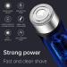 Katutude Mini Portable Electric Shaver - USB Rechargeable Rotary Razor Washable Pocket Beard Trimmer for Men - Wet & Dry Shaving in Silver - Buy Online on GoSupps.com