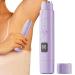 Rrlihjgu Electric womens shaver double head shaver for women facial shaver for bikini line bikini trimmer for legs face underarm 2in1 armpit shaver Lilac