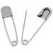 Set of 10 Giant Stainless Steel Safety Pins - Heavy Duty Laundry Tool Gadget - Buy Online on GoSupps.com