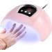 Yurayisen Nail Dryer Curing Lamp LED UV Nail Lamps for Gel Nail Polish with USB Plug 3 Timer Auto Sensor Smart Sensor Manicure and Pedicure Nail Art Tools for Home and Salon Pink - Buy Online on GoSupps.com