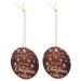 HOMSFOU 2pcs Christmas Tree Pendant Christmas Party Favors Gifts Just Married Christmas Tree Baubles Ornaments House Decorations for Home Christmas Pendants White Porcelain Supplies As Shown 1 7.4X7.4CM