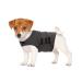 Kelivol fear coat for dogs fear relief soothing light changing vest used to keep comfort for dogs fear of fireworks / thunderstorm.(XS dark gray) XS dark gray