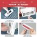 Pet Hair Remover & Reusable Lint Roller - Effective Cat & Dog Fur Removal Tool for Furniture Carpet Clothing | Portable Multi-Surface Solution (Red - Buy Online on GoSupps.com