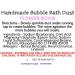 Handmade Bubble Bath Dust - Various Scents (Bath Bomb Dust with Lasting Bubbles) Contains Epsom Salts (Flower Bomb*) - Buy Online on GoSupps.com