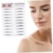 FOMIYES 6 Pcs 3d Eyebrow Stickers Beauty Kit Brow Shaper Makeup Eyebrow Transfer Man Stencil Cosmetic 1 count (Pack of 1) Blackx3pcs - Buy Online on GoSupps.com