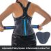 T TIMTAKBO Lower Back Brace | Removable Lumbar Pad | Herniated Disc, Sciatica, Scoliosis Relief | Gray/Blue 3XL - Buy Online on GoSupps.com