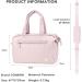 SONARIN Multi-Pockets Baby Nappy Changing Tote Bag - Stylish Large Capacity Travel Diaper Bag in Pink - Buy Online on GoSupps.com