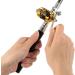 Lixada Mini Telescopic Fishing Rod Combo Set - Portable Pocket Pen Fishing Pole with Reel - Black - International Shipping Available - Buy Online on GoSupps.com