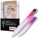 Sword Crown Crystal Glass Nail File Set Original from the Czech Republic 14cm and 9cm double-sided set of 2