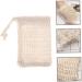 Buy Soap Bags with Drawstring - Sisal Fiber Exfoliating Pouch for Foaming & Drying (2 Pcs) - Best Soap Saver for Smooth Skin - Buy Online on GoSupps.com