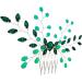 Beaupretty Girl Headpiece bridal headpiece hair jewels for women green hair bridal hair hair for girls hair gems for women bride rhinestones Bridal Hair Accessory - Buy Online on GoSupps.com
