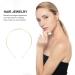 Lurrose 4 Pcs Gold Metal Double Headband Set - Simple and Elegant Wire Headbands for Women and Girls - Perfect for Wedding and Everyday Wear - Buy Online on GoSupps.com
