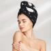 Hair Towel Wrap Quick Drying Towel Turban with Button | Fashionable Goose Design for Effortless Hair Care - Buy Online on GoSupps.com