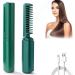 Cordless Hair Straighteners - Mini Straighteners Travel Size & 3 Level Adjustable Temperatures Rechargeable Hot Comb Hair Straightener for Quick and Easy Hair Styling