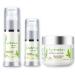 Deluvia HydraSkin Awakening System Skin Care Set Eye Gel Facial Serum Night Cream with Botanical Hyaluronic Acid AHA Vitamin C Serum Organic Aloe Vera Vitamin E and Essential Oils.