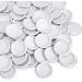 Flat Decorative Bottle Caps for Hair Bows & DIY Crafts - White 100pcs - Buy Online on GoSupps.com