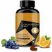 L - Glutathione Tablets 1000mg with Vitamin C & E Biotin Milk Thistle Grape Seed Extract for Help to Skin Glow and Hydration (Black) (60 Tablets) - Buy Online on GoSupps.com