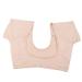 Milist armpit pads welding pads west vest women absorbent sweat pads against sweat stains and smell breathable for women girls forearm armpits pads m (1 Pack) beige