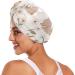 Rabbits Wildflowers Hair Towel 2 Pack - Super Absorbent Quick Dry Hair Turbans for Women & Girls - Buy Online on GoSupps.com