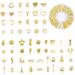 120PCS/Box Halloween Nail Metal Nail Art Decoration Hollowed-Out Rivets Snowflake 3D Nail Art Sticker Manicure Tools (Golden) - Buy Online on GoSupps.com