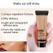 37ml Bronze Beauty Black Liquid Foundation Moisturizing Concealer Liquid Foundation Makeup Oil Control Foundation for Dark Skin - Buy Online on GoSupps.com