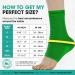 Modvel Foot & Ankle Brace Socks - Compression Sleeve for Sprained Ankle Support | Tendonitis & Arthritis Relief for Men & Women | Medium Size T Olive - Buy Online on GoSupps.com