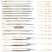 Xesscare 16-Piece Pimple Popper Tool Kit | Blackhead & Acne Removal Set with Metal Case | Professional Whitehead Tweezers | Facial Nose & Forehead Extraction Tools (Silver-1) - Buy Online on GoSupps.com