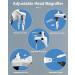 AUTOPkio Reading Magnifying Glasses Headband Magnifier with 2 LED Lights and 5 Interchangeable Lenses - Ideal for Repair, Modeling, and Crafts - 1.0X 1.5X 2.0X 2.5X 3.5X - Buy Online on GoSupps.com