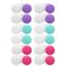 12 PCS Contact Lens Case, Colorful Contact Case Left/Right Eyes, Portable Contact Lens Box, Bulk Box Holder Soak Storage Kit, Contact Lens Container for Travel, Work & Home(3 colors)
