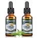 ProTKFU (2Pack Hemp Oil - Omega 3-6-9 Oil Fatty Acids Nutritional Supplement for Immune System Support Focus Calm Relaxation and Mood Enhancement - Organic Vegan Non-GMO