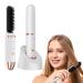 Cordless Hair Straightener Brush Portable Mini Electric Straightening Comb Ionic Thermal Wireless Hot Hair Brush Heat Comb for Men and Women (White)